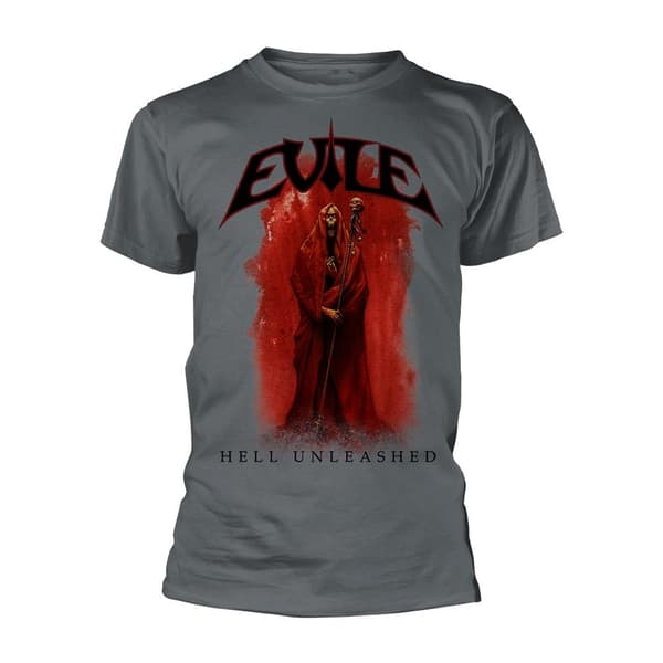 Evile Unisex T-shirt til voksne med Hell Unleashed