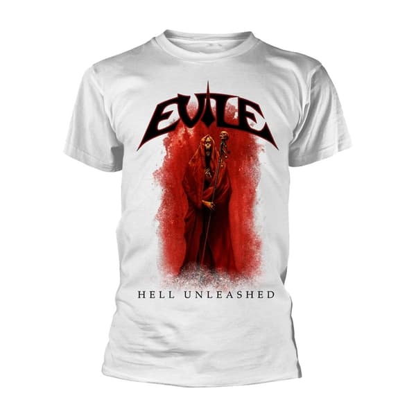 Evile Unisex T-shirt til voksne med Hell Unleashed