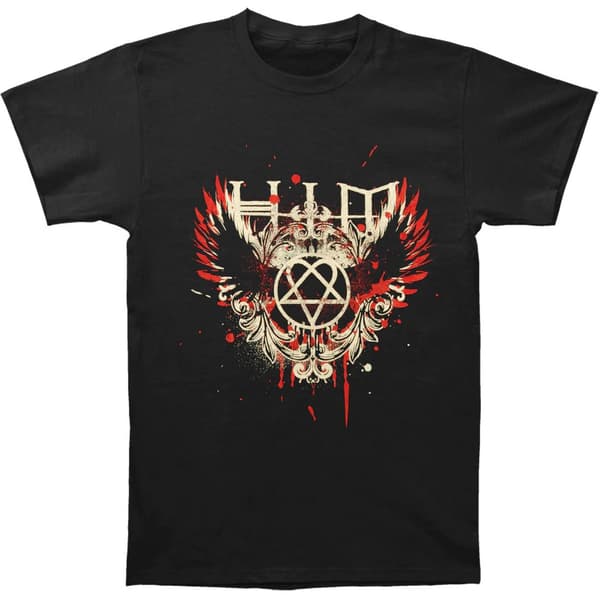 Him Unisex Adult Wings Splatter T-Shirt