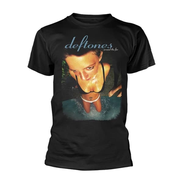 Deftones Unisex T-shirt til voksne med pels 2022 rundt om pelsen Black S Deftones Unisex T-shirt til voksne med pels 2022 rundt om pelsen Black S