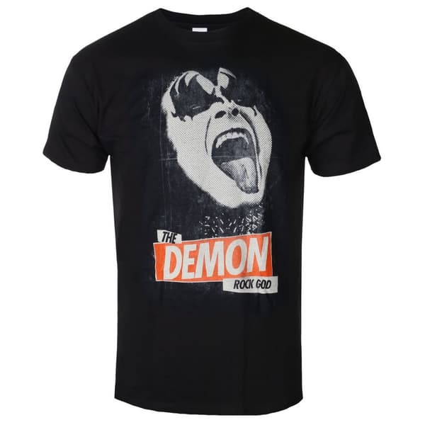 Kiss Unisex T-shirt til voksne med dæmonernes klippe