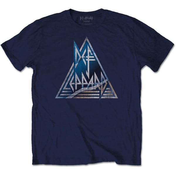 Def Leppard Unisex T-shirt med trekant-logo til voksne