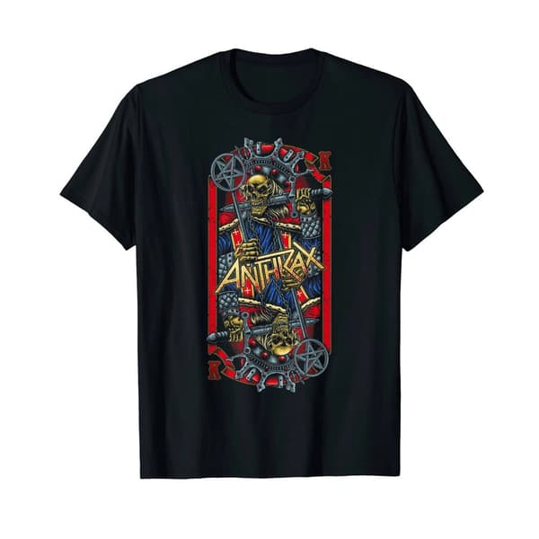 Anthrax Unisex Adult Evil King T-Shirt