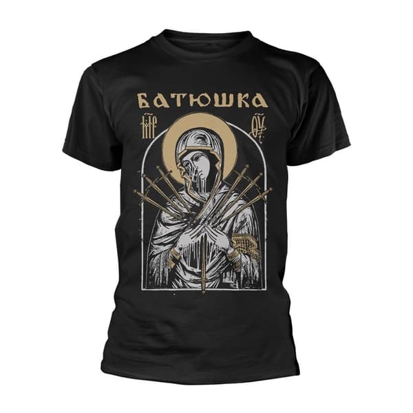Batushka Unisex Adult Mary Dagger T-Shirt Black S