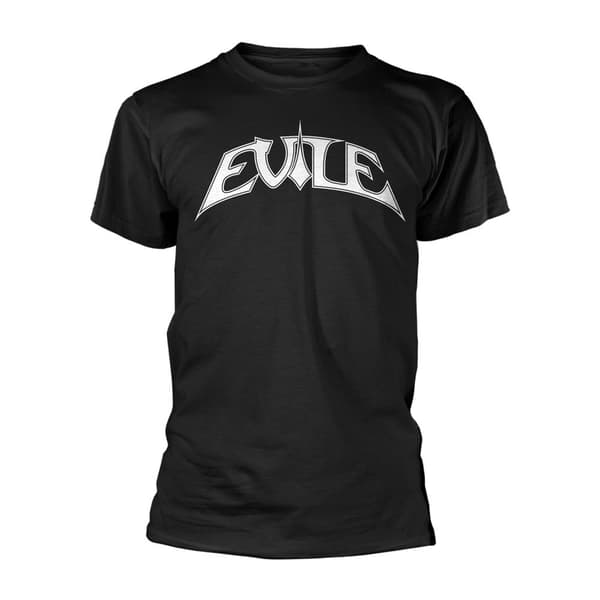 Evile Unisex T-shirt med logo til voksne