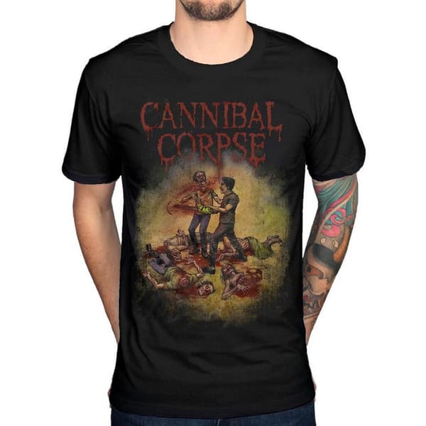 Cannibal Corpse Unisex Adult Chainsaw T-Shirt