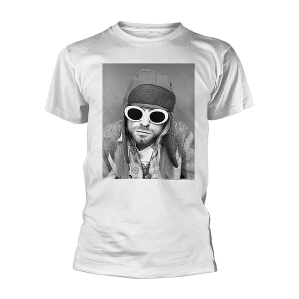 Kurt Cobain Unisex T-shirt med solbriller til voksne