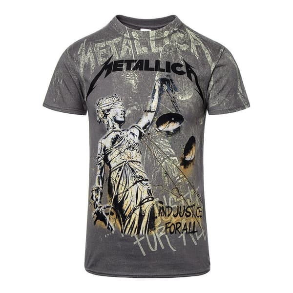 Metallica Unisex voksen og retfærdighed for alle Neon T-shirt