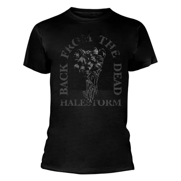 Halestorm Unisex Adult Back From The Dead T-Shirt Black M
