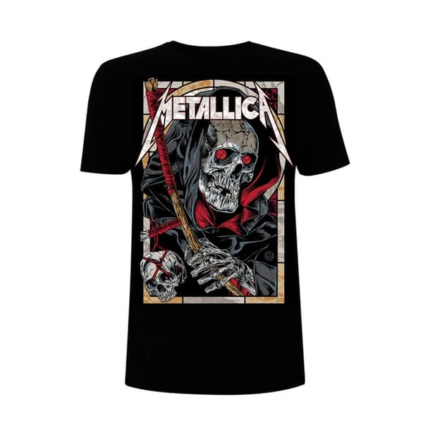Metallica Unisex T-shirt för vuxna med dödshuggare