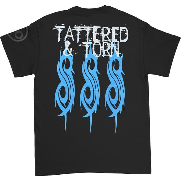Slipknot Unisex vuxen Tattered & Torn Back Print 20th Anniversary T-Shirt