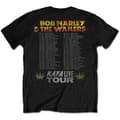 Miniatyrbillede 2 af 2: Bob Marley Unisex T-shirt til voksne med Kaya Tour-ryg med print