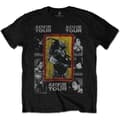 Miniatyrbillede 1 af 2: Bob Marley Unisex T-shirt til voksne med Kaya Tour-ryg med print