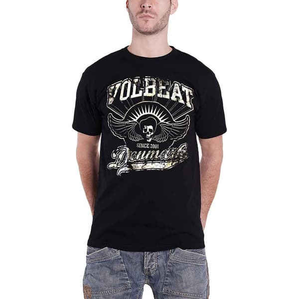 Volbeat Unisex Adult Rise from Denmark T-Shirt