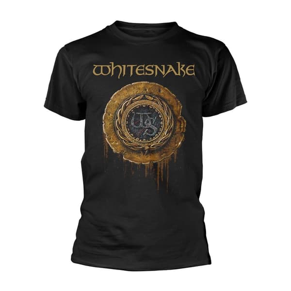 Whitesnake Unisex T-Shirt med 1987-logotyp för vuxna Black S