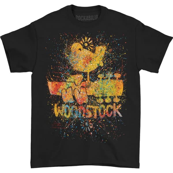Woodstock Unisex T-Shirt för vuxna med splash