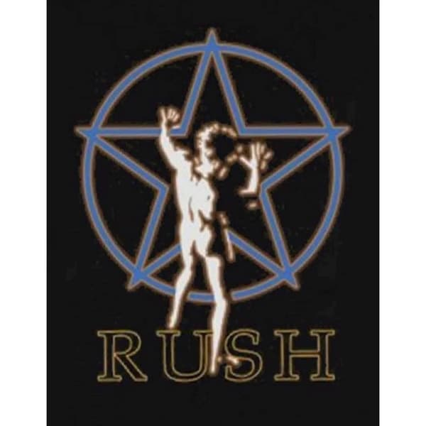 Rush Unisex voksen Starman Glow T-shirt til voksne