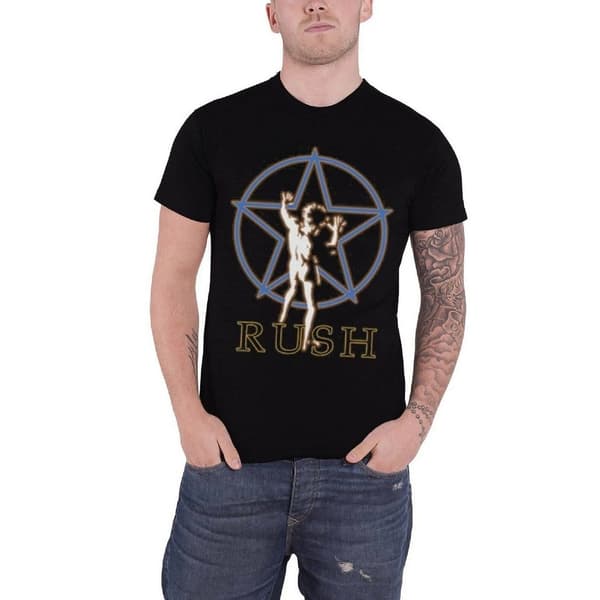 Rush Unisex voksen Starman Glow T-shirt til voksne