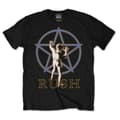 Miniatyrbillede 1 af 4: Rush Unisex voksen Starman Glow T-shirt til voksne