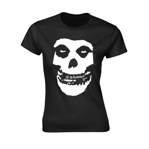 Misfits Womens/Ladies Skull Teeth T-Shirt