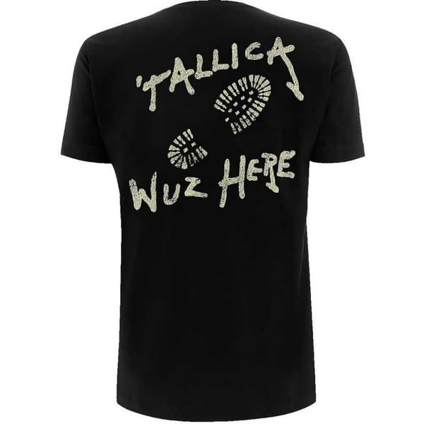 Metallica Unisex T-shirt för vuxna Wuz Here