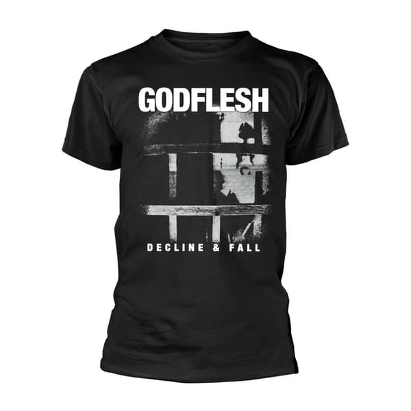 Godflesh Unisex T-shirt til voksne med nedgang og fald