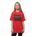 Miniatyrbillede 3 af 4: Slipknot T-shirt med print på ryggen af inficerede geder til børn/børn