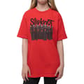 Miniatyrbillede 1 af 4: Slipknot T-shirt med print på ryggen af inficerede geder til børn/børn