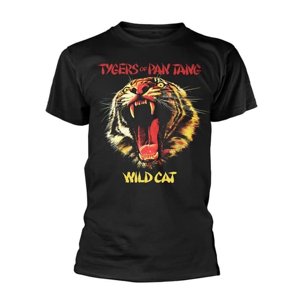 Tygers Of Pan Tang Unisex Adult Wild Cat T-Shirt