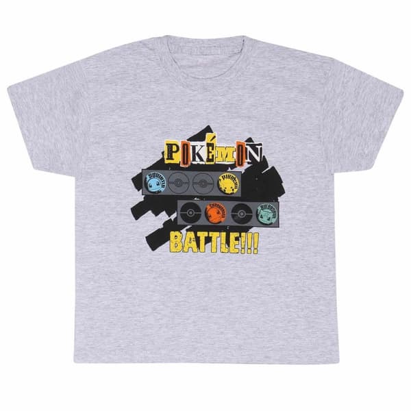 Pokemon Barn/Kids Pokemon Battle T-Shirt