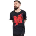 Miniatyrbillede 4 af 5: David Bowie Unisex T-shirt til voksne Rebel Rebel Rebel