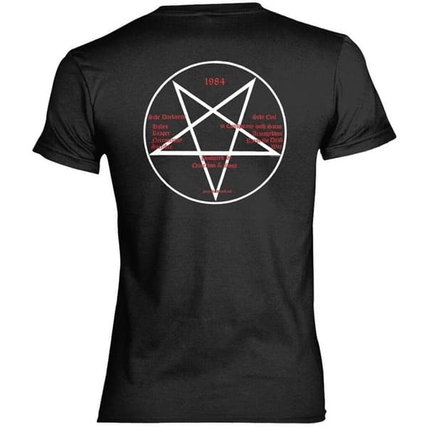 Bathory Unisex T-shirt med tryckt getrygg för vuxna