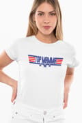 Miniatyrbild 2 av 4: Top Mamma dam t-shirt med coolt tryck