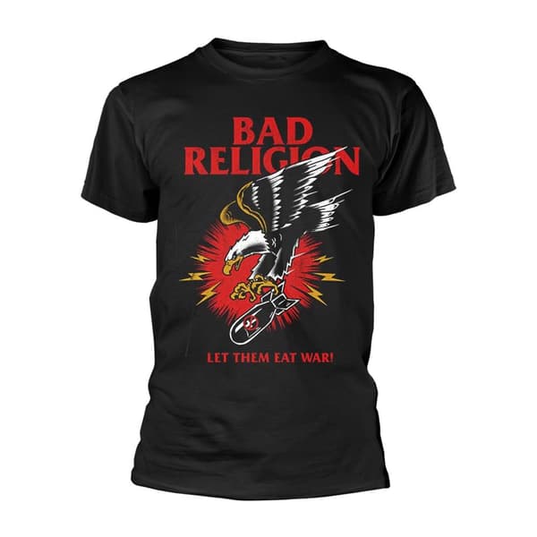 Bad Religion Unisex vuxen Bomber Eagle T-Shirt Black S