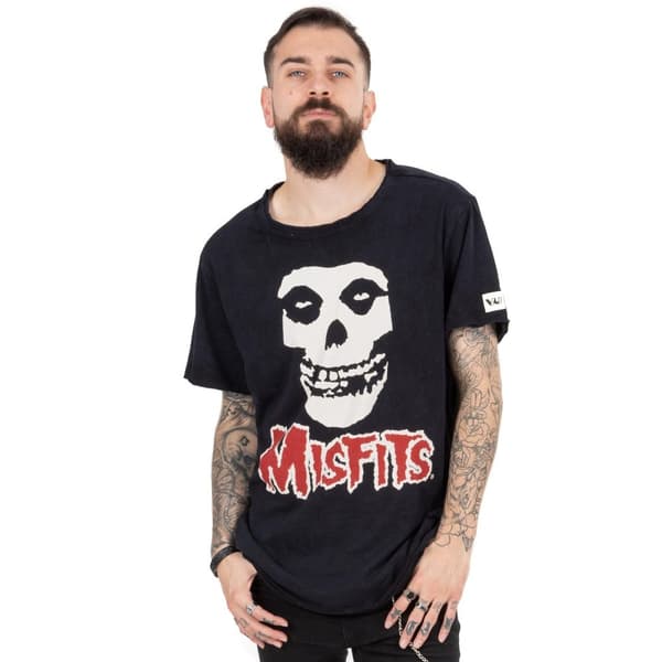 Misfits Unisex Adult Skull T-Shirt