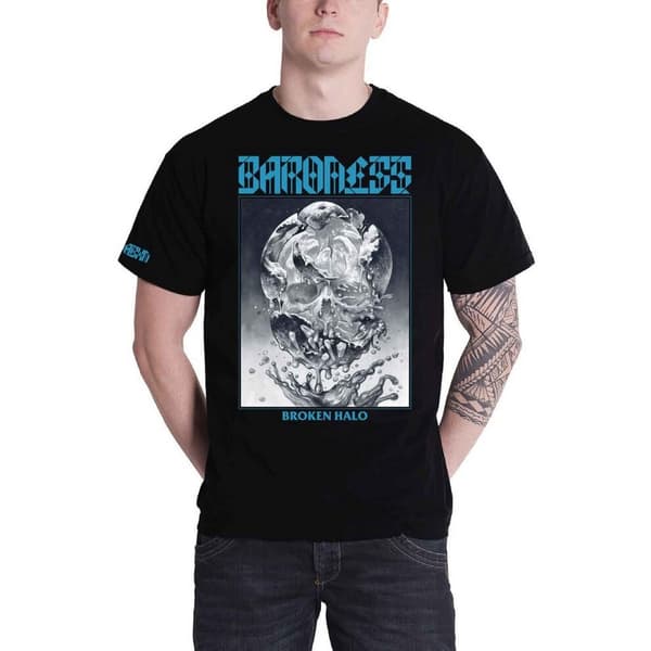 Baroness Unisex vuxen Broken Halo bomulls-T-Shirt för vuxna