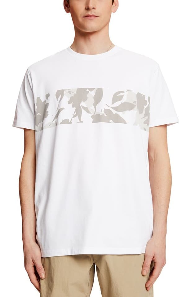 Esprit - T-shirt 043EE2K313 Bård över bröstet