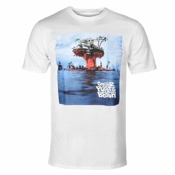 Gorillaz Unisex vuxen plast strand bomulls-T-Shirt