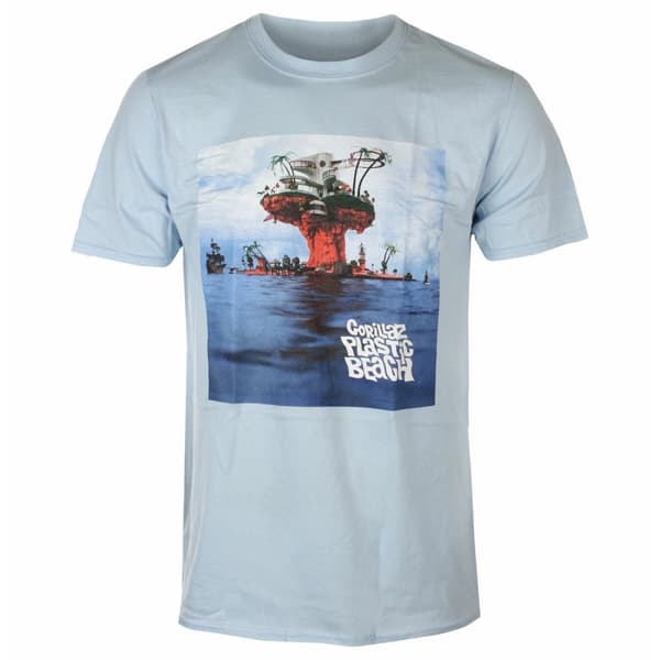 Gorillaz Unisex vuxen plast strand bomulls-T-Shirt