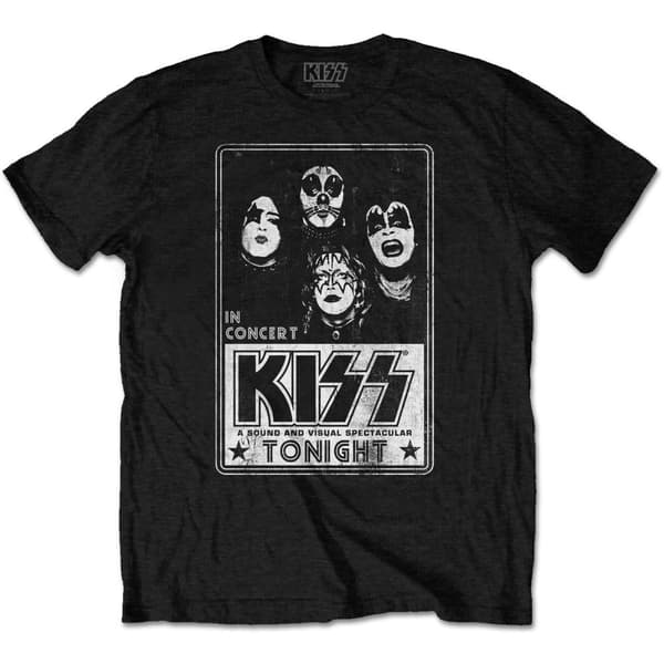 Kiss Unisex Adult Tonight Cotton T-Shirt