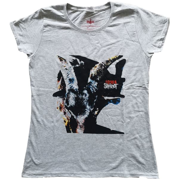 Slipknot Kvinnor/Damer Iowa Goat Shadow Heather T-Shirt