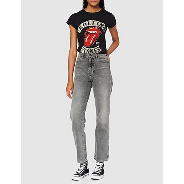 The Rolling Stones Dame/Tour 1978 T-shirt i bomuld til kvinder/damer