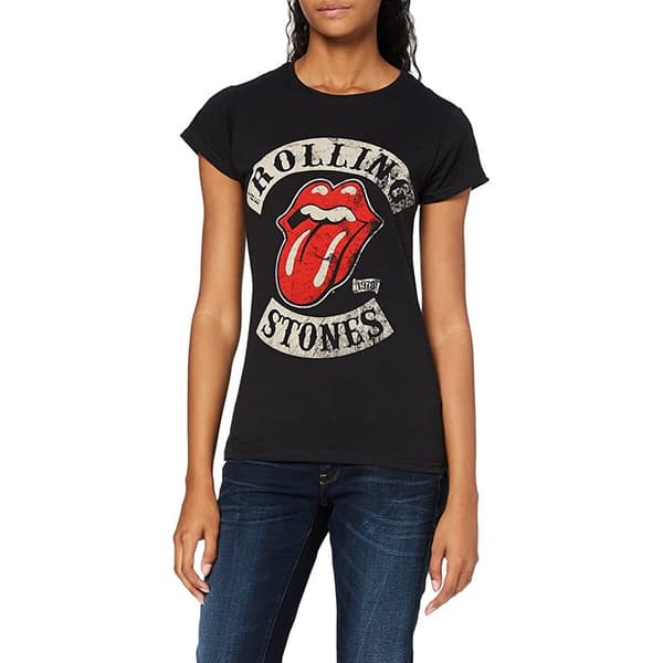The Rolling Stones Dame/Tour 1978 T-shirt i bomuld til kvinder/damer
