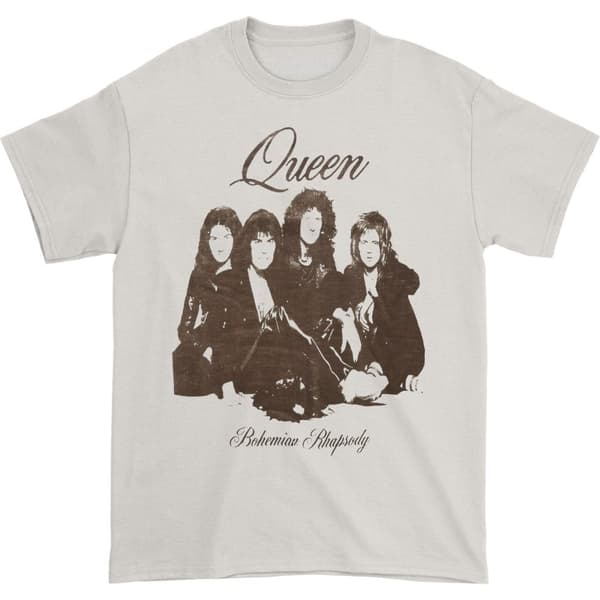 Queen Unisex Adult Bohemian Rhapsody Portrait T-Shirt