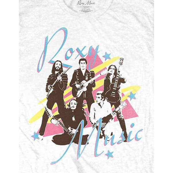Roxy Music Unisex voksen guitar bomulds T-shirt