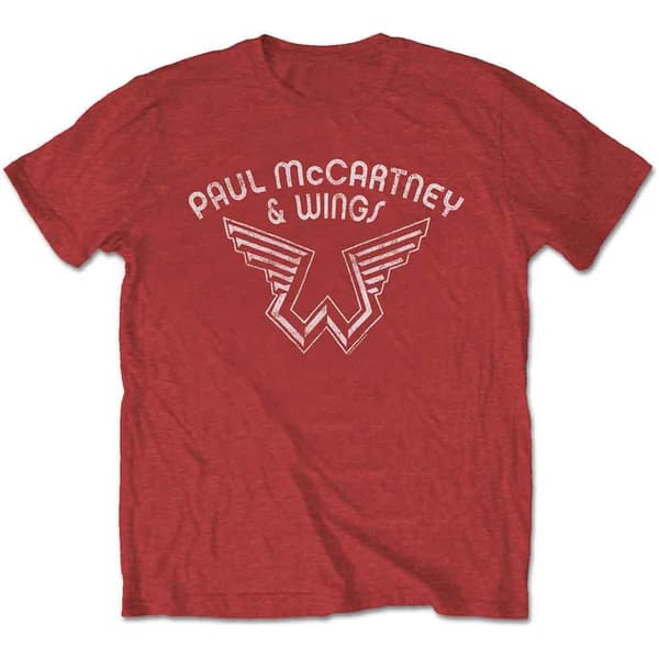 Paul McCartney Womens/Ladies Wings Logo T-Shirt