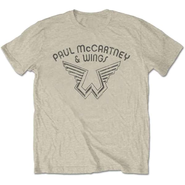 Paul McCartney Womens/Ladies Wings Logo T-Shirt