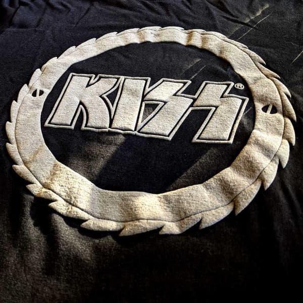 Kiss Unisex Adult Buzzsaw Cotton Logo T-Shirt