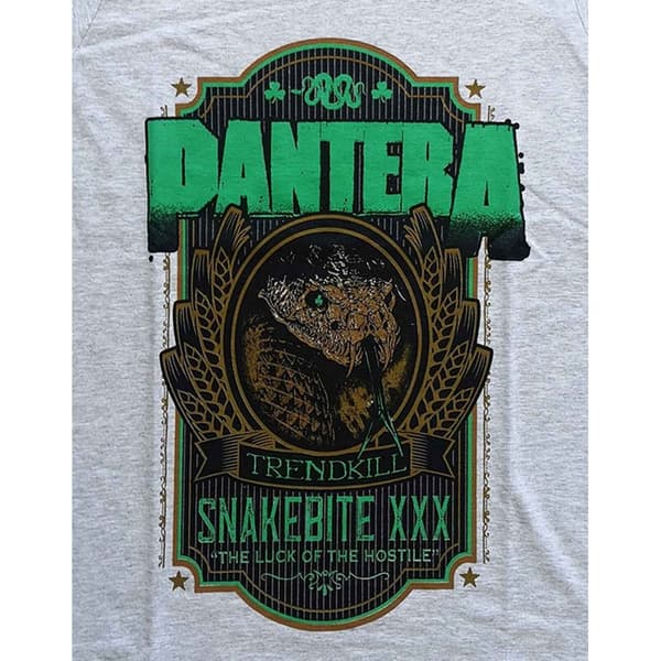Pantera Dame/kvinde Snakebite XXX Label Heather T-shirt til kvinder/damer