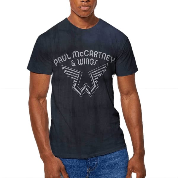 Paul McCartney Unisex T-Shirt med logotyp för vuxna